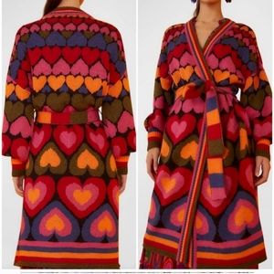 Farm Rio Hearts Cardigan